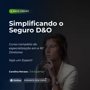 Imagem de capa para o Curso online Simplificando o Seguro D&amp;O (RC Diretores) - Nova versão