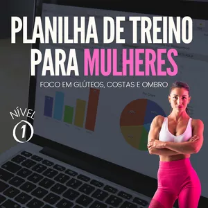 Imagem de capa para o Curso online Planilha de musculação para mulheres 