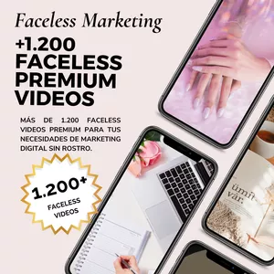 Imagen de portada para Ebook +1.200 FACELESS PREMIUM VIDEOS PARA INSTAGRAM Y TIKTOK