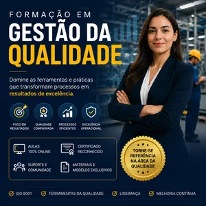 Imagem do curso FORMAÇÃO  EM GESTÃO DA QUALIDADE