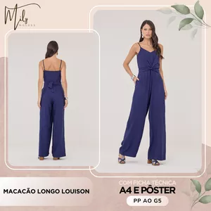 Imagem de capa para o Ebook Macacão Longo Louison