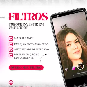 Imagem de capa para o Serviço online FILTROS PARA INSTAGRAM\FACEBOOK