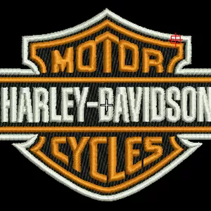 Cover image for Ebook Embroidery digitizing Harley Davidson EMB DST PES JEF