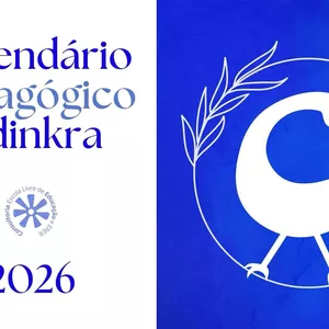 Imagem de capa para o Ebook Calendário Pedagógico Adinkra 2026