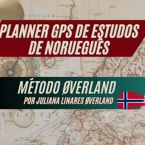 Imagem de capa para o Curso online Planner GPS de estudos de norueguês.