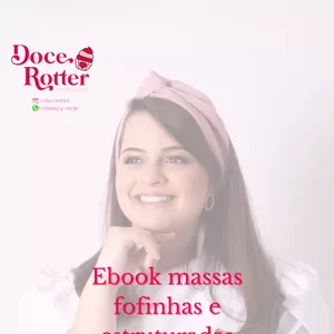 Imagem de capa para o Ebook Ebook massas fofas e estruturadas Doce Rotter
