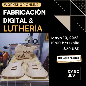 Imagen de portada para Curso online Workshop Fabricación Digital y Luthería