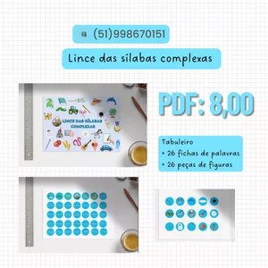 Imagem de capa para o Curso online Jogo Lince das sílabas complexas