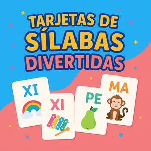 Imagen de portada para Ebook Tarjetas de Sílabas Divertidas