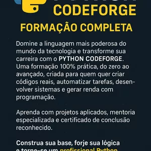 Imagem do curso Python CodeForge – Formação Completa 