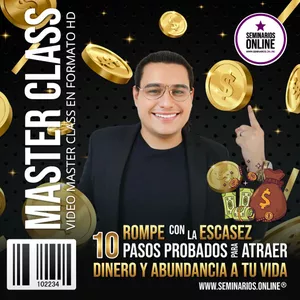 Imagen de portada para Curso online Rompe con la Escasez: 10 Pasos Probados para Atraer Dinero y Abundancia a tu Vida