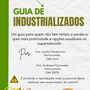 Imagem de capa para o Ebook GUIA DE INDUSTRIALIZADOS PRÁTICO