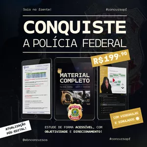 Imagem de capa para o Curso online CURSO OPERACIONAL PF 2025 - POLÍCIA FEDERAL - EBN CURSOS