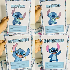 Imagem de capa para o Ebook Capas de Caderno Stitch 