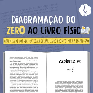 Imagem de capa para o Curso online Diagramação do Zero ao Livro Físico 