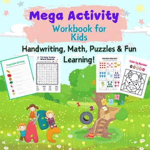 Cover image for Ebook Mega Activity Workbook for Kids