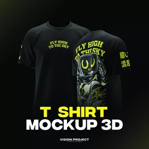 Imagen de portada para Curso online T-Shirt mockup 3d