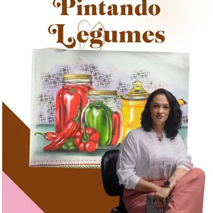 Curso Pintura em Tecido - Curso Pintando Legumes