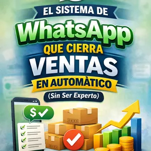 Imagen de portada para Ebook El Sistema de WhatsApp que Cierra Ventas en Automático (Sin Ser Experto)