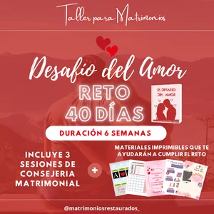 Imagen de portada para Ebook EL DESAFÍO DEL AMOR - RETO DE 40 DÍAS