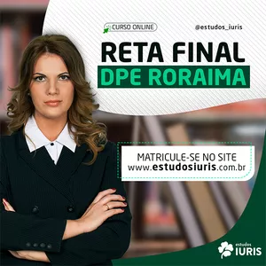 Imagem de capa para o Curso online RETA FINAL – DEFENSORIA PÚBLICA DE RORAIMA