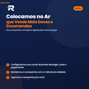 Imagem do curso COLOCAMOS NO AR SUA CAMPANHA QUE VENDE MAIS DOCES E ENCOMENDAS (ESTRUTURA VALIDADA)