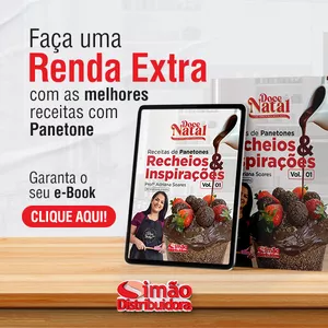 Imagem de capa para o Ebook Doce Natal Lucre como nunca no natal - Receitas de natal faça e venda vol 1