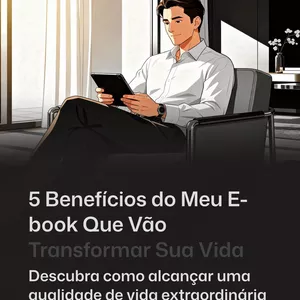 Imagem de capa para o Ebook Emagrecimento Saudável: Guia Completo para Transformar seu Corpo sem Riscos