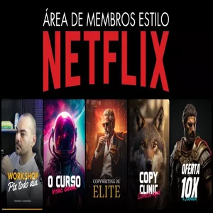 Imagem de capa para o Curso online AREA DE MEMBROS ESTILO NETFLIX