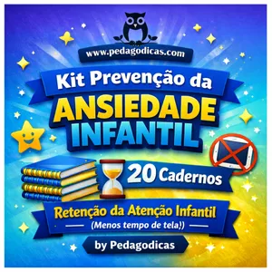 Imagem de capa para o Ebook Kit Prevenção da Ansiedade Infantil