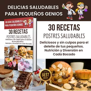 Imagen de portada para Curso online DELICIAS SALUDABLES  PARA PEQUEÑOS GENIOS