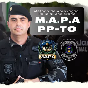 Imagem do curso MAPA PPTO: Método de Aprovação Policial Acelerado na Polícia Penal de Tocantins: