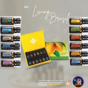 Imagem de capa para o Ebook Ebook saúde da família - Como usar o kit living Brasil - 12 principais óleos essenciais da dōTERRA.