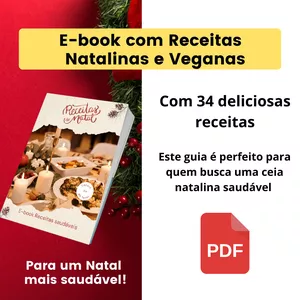 Imagem de capa para o Ebook e-Book Receitas de Natal