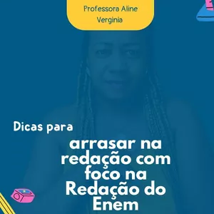 Imagem de capa para o Curso online Redação do Enem do zero ao 800!