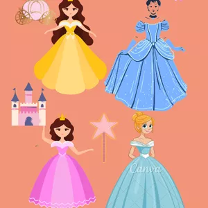 Cover image for Ebook PRINCESAS TO COLOR