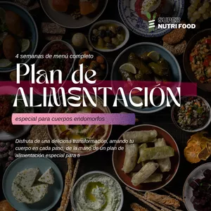 Imagen de portada para Ebook "Transformación en Cada Bocado: Plan de alimentación para cuerpos endomorfos"