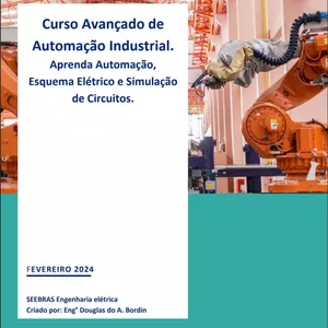 Imagem de capa para o Curso online Curso Avançado de Automação Industrial. Aprenda Automação, Esquema Elétrico e Simulação de Circuitos.