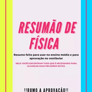 Imagem de capa para o Ebook Resumão de física