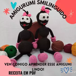 Imagem de capa para o Ebook Amigurumi smilinguido
