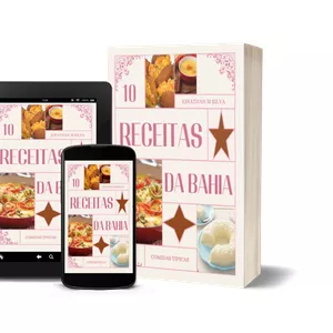 Imagem de capa para o Ebook 10 receitas da Bahia