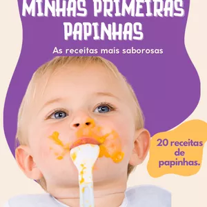 Imagem de capa para o Ebook E-book minhas primeiras papinhas