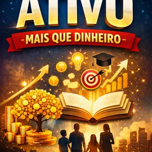 Imagem de capa para o Ebook ATIVO  Aprendendo a criar valor desde cedo, para toda a vida.