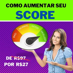 Imagem de capa para o Ebook desafio como aumentar seu score