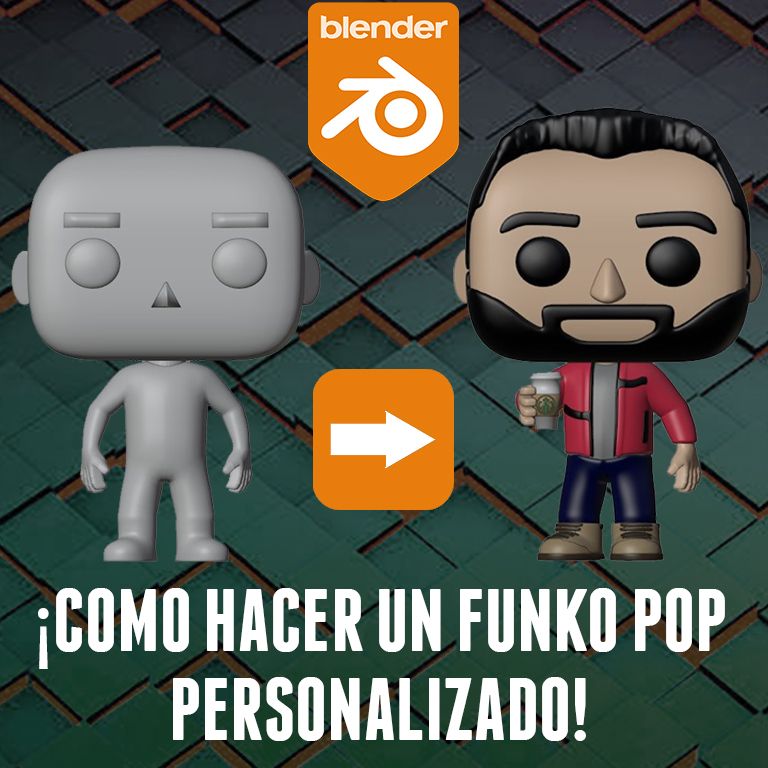 Crea tu funko pop personalizado en 3D