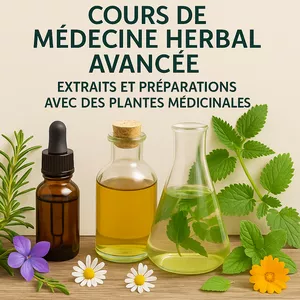 Image de couverture pour le Cours en ligne Médecine herboriste avancée + bonus + garantie