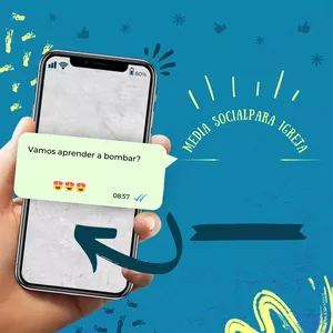 Imagem de capa para o Ebook Social media para igreja