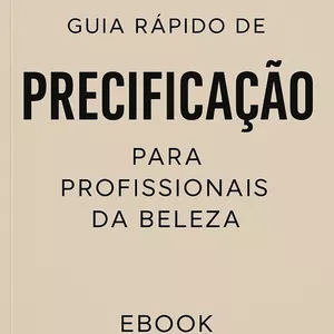 Imagem de capa para o Ebook Guia Rápido de Precificação para Profissionais da Beleza