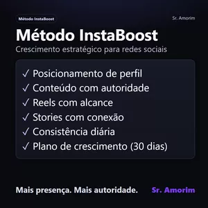 Imagem de capa para o Curso online InstaBoost Pro — Crescimento no Instagram