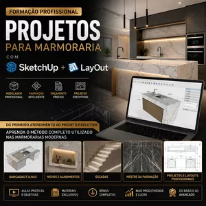 Imagem do curso Sketchup Marmoraria Profissional
